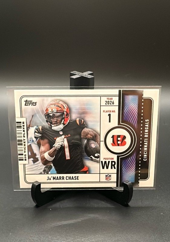 2026 Topps Flagship #BTP-9 Ja'Marr Chase Big Ticket Players