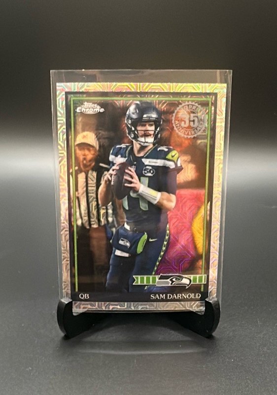 2026 Topps Flagship #91TC-50 Sam Darnold 1991 Topps Football Chrome