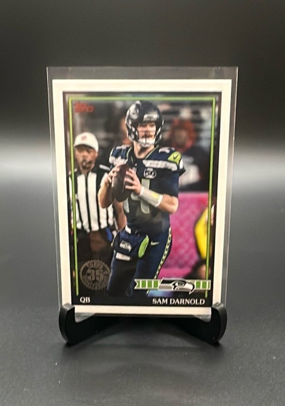 2026 Topps Flagship #91TF-50 Sam Darnold 1991 Topps Football