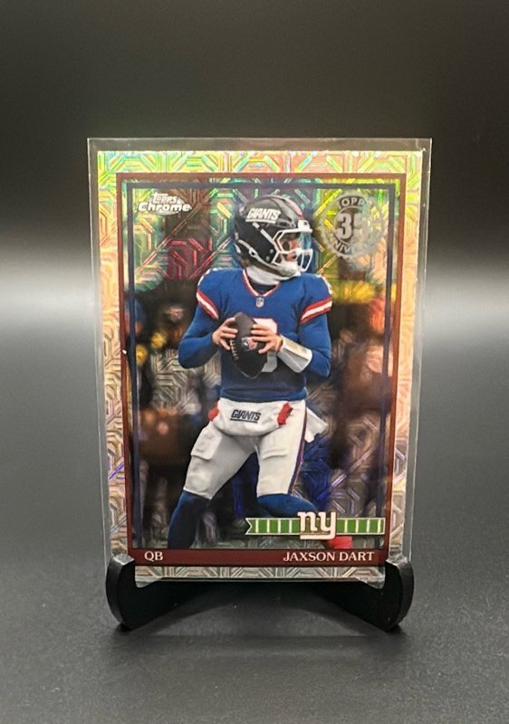 2026 Topps Flagship #91TC-33 Jaxson Dart 1991 Topps Football Chrome