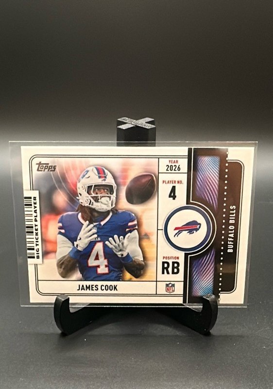 2026 Topps Flagship #BTP-3 James Cook Big Ticket Players