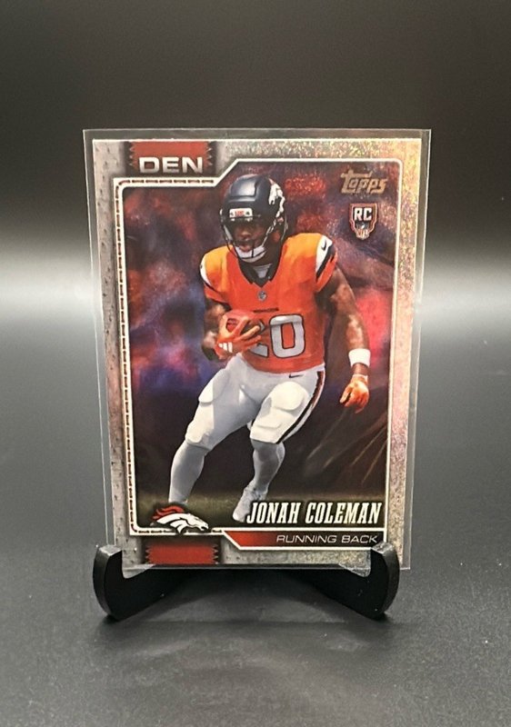 2026 Topps Flagship #312 Jonah Coleman Holo Foil