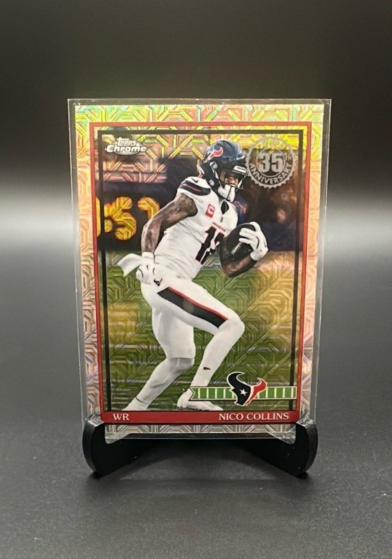 2026 Topps Flagship #91TC-47 Nico Collins 1991 Topps Football Chrome
