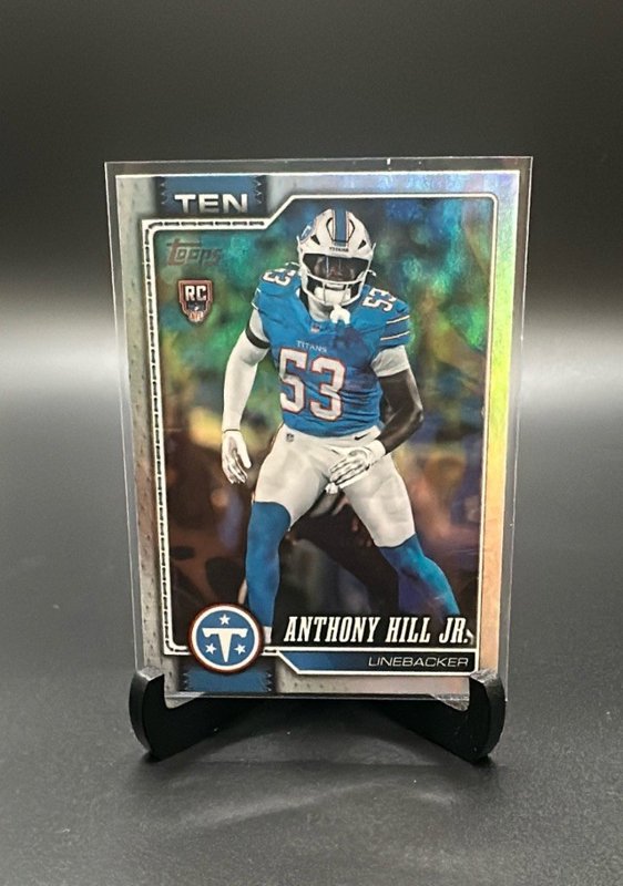 2026 Topps Flagship #389 Anthony Hill Jr. Rainbow Foil