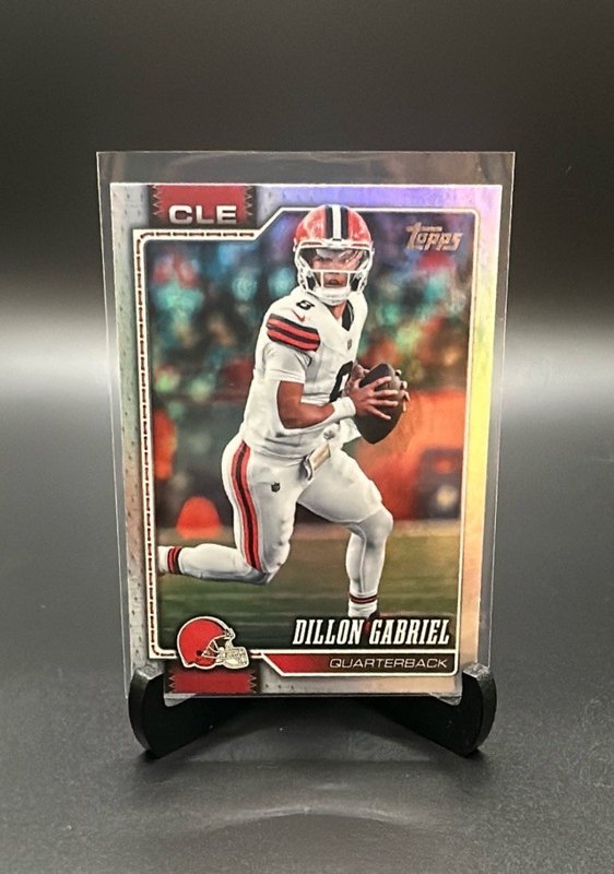 2026 Topps Flagship #217 Dillon Gabriel Rainbow Foil