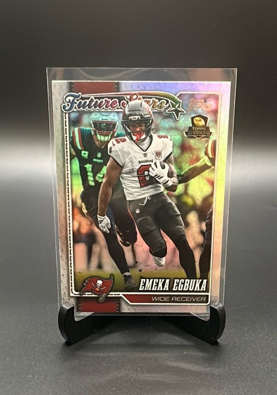 2026 Topps Flagship #261 Emeka Egbuka Rainbow Foil