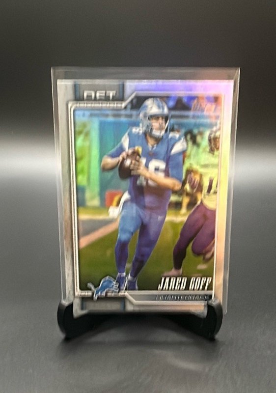 2026 Topps Flagship #68 Jared Goff Rainbow Foil