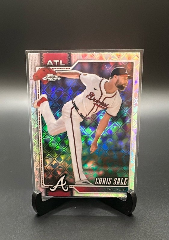 2026 Topps Chrome Logofractor Edition #296 Chris Sale