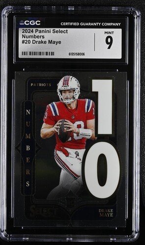2024 Panini Select - Select Numbers Drake Maye #20 (RC)