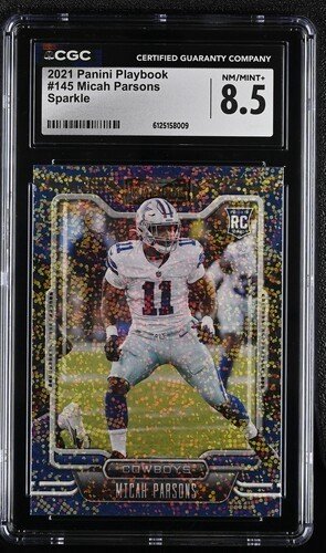 2021 Panini Playbook - Rookie Micah Parsons #145 Sparkle (RC)