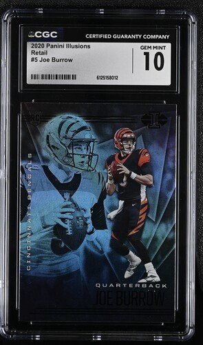 2020 Panini Illusions - Joe Burrow #5 Retail (RC) - CGC 10