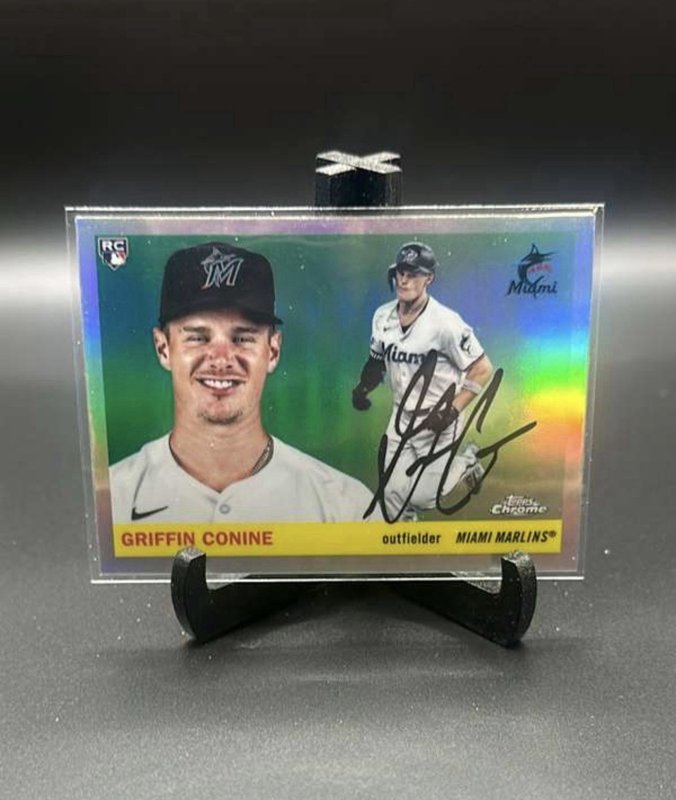 Topps Chrome 2025 Griffin Conine RC Refractor #262 Miami Marlins