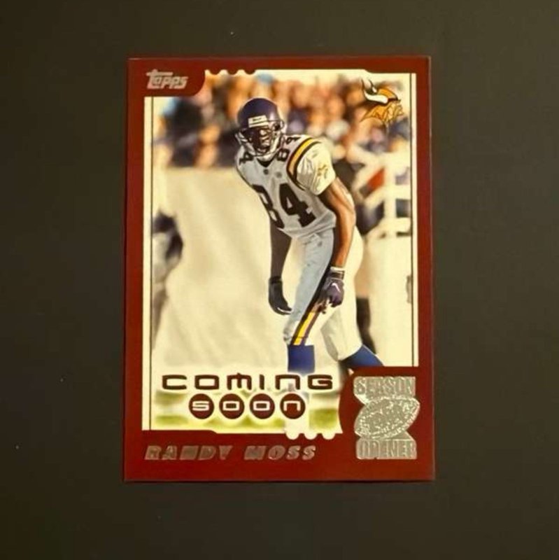 2000 Topps Season Opener - Coming Soon Randy Moss #185