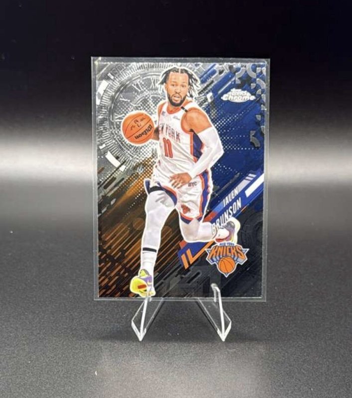 Jalen Brunson 2025-26 Topps Chrome Basketball Go Time #GT-12 New York Knicks