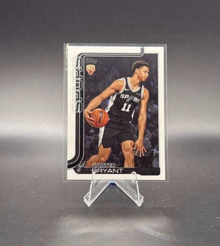 Carter Bryant #214 RC - 2025-26 Topps - San Antonio Spurs