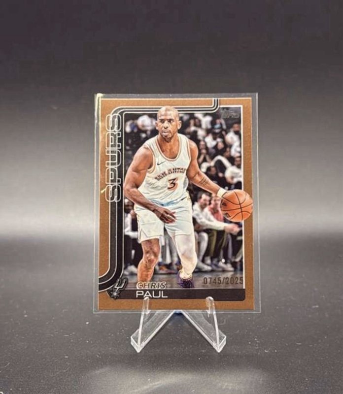 2025-26 Topps Chris Paul Gold #/2025 Spurs