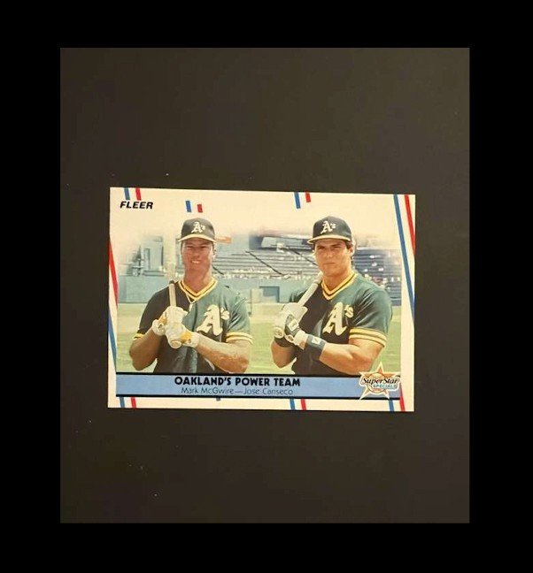 1988 Fleer - Mark McGwire, Jose Canseco #624