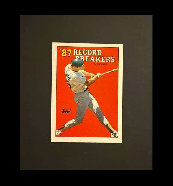 1988 Topps - Record Breakers Mark McGwire #3