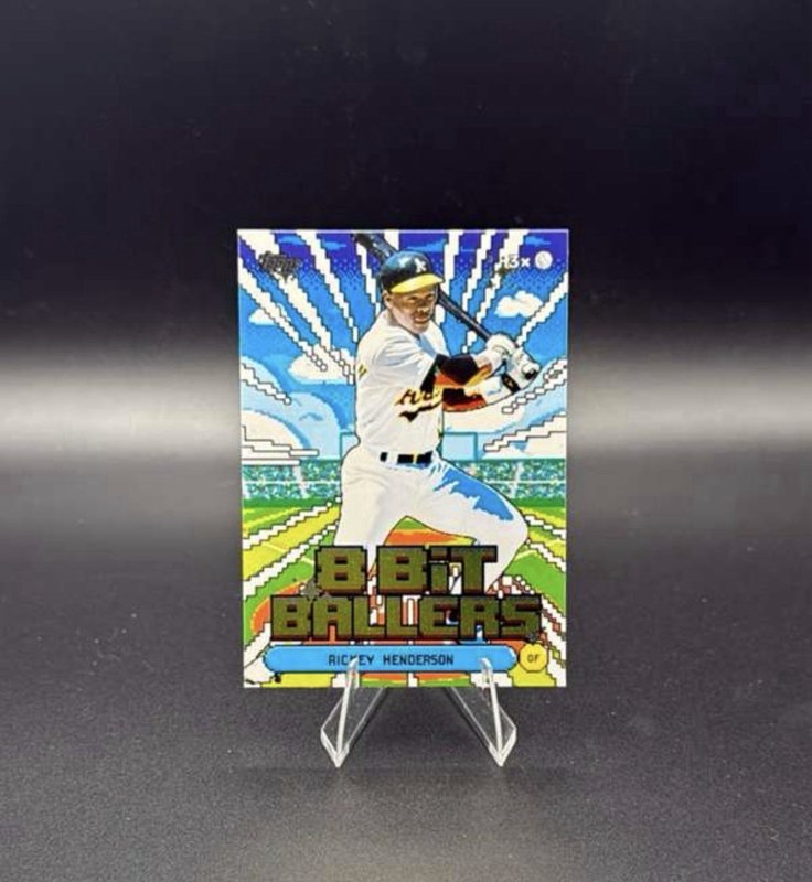 2026 Topps Series 1  RICKEY HENDERSON  8 Bit Ballers  #8B-17