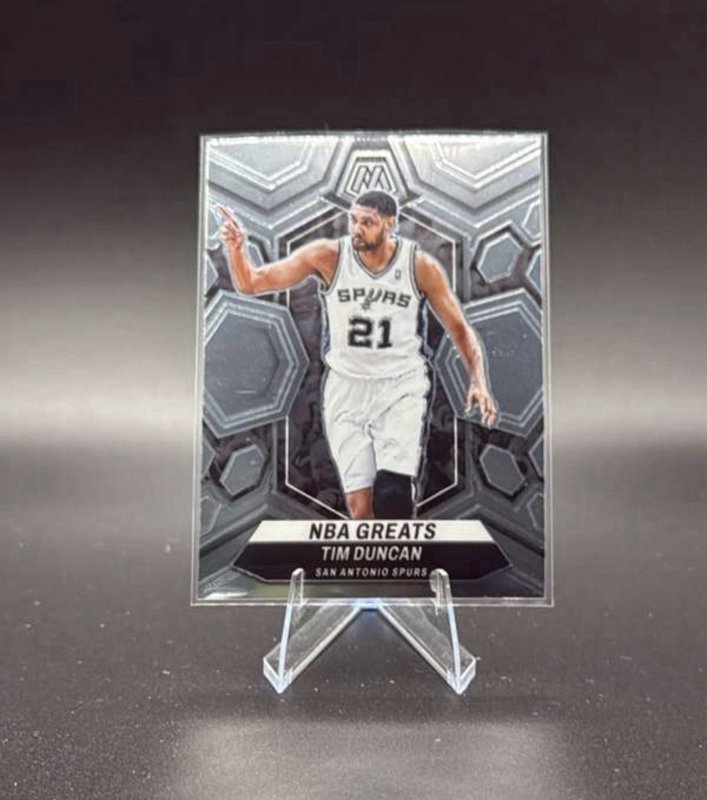 2023-24 Panini Mosaic - NBA Greats Tim Duncan #291 Silver Prizm