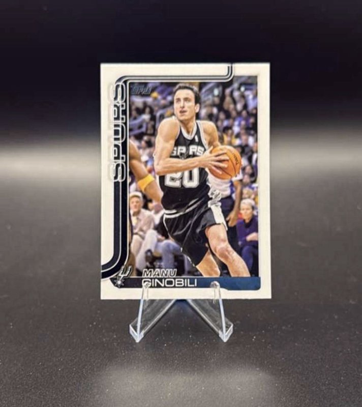 Manu Ginobili 2025-26 Topps #262 San Antonio Spurs Basketball Card