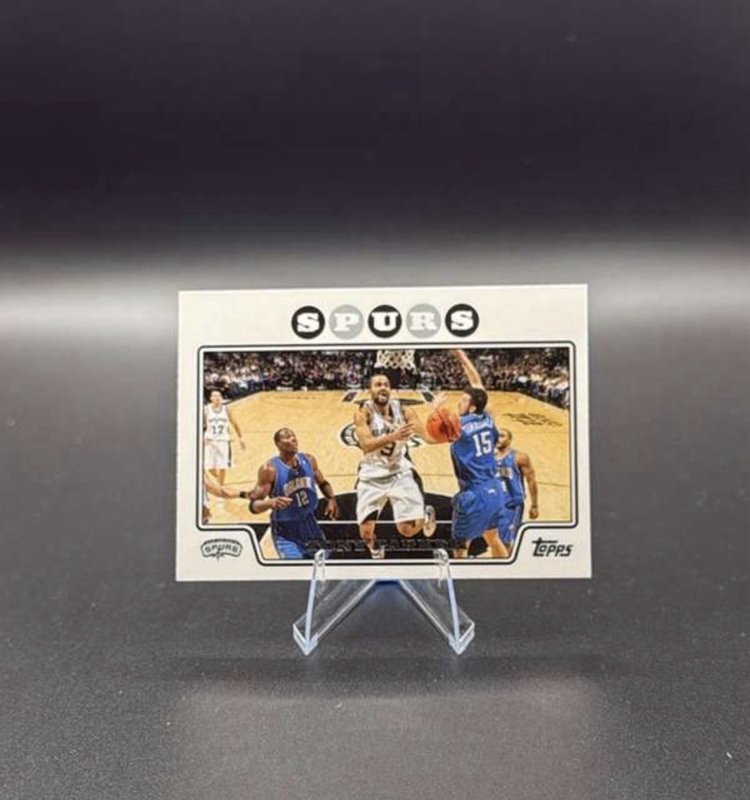 2008-09 Topps - #9 Tony Parker Basketball Card San Antonio Spurs NM