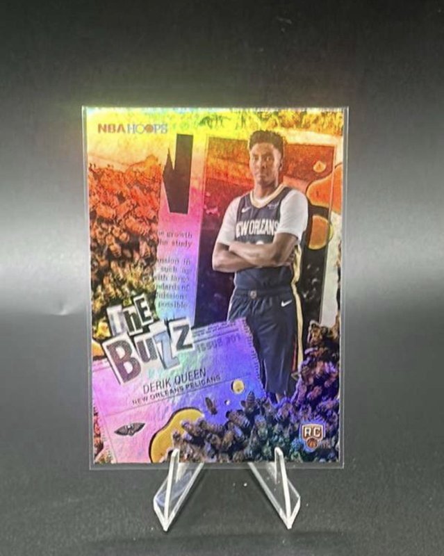 2025-26 Topps Nba Hoops Derik Queen The Buzz Orange Hoops RC