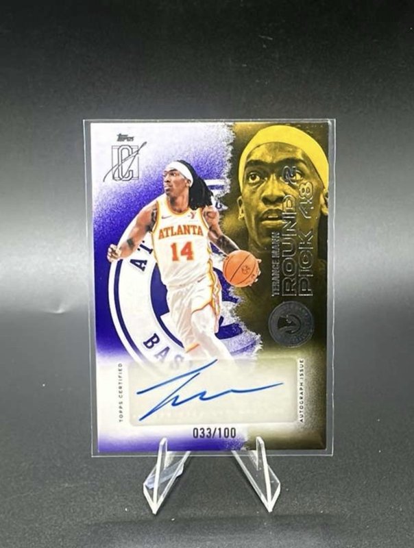 2025-26 Topps Signature Class Terance Mann Auto SN /100