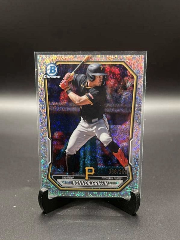 2026 Bowman Konnor Griffin Chrome Prospects Speckle Refractor #/299 Pirates