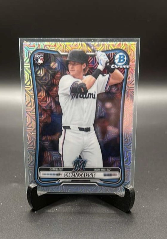 2026 Bowman - Owen Cassie #62 Mojo Refractor Miami Marlins