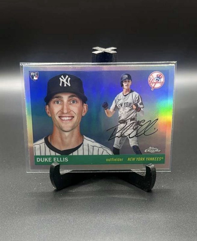 2025 Topps Chrome Platinum Anniversary Duke Ellis #352 Refractor (RC) Yankees