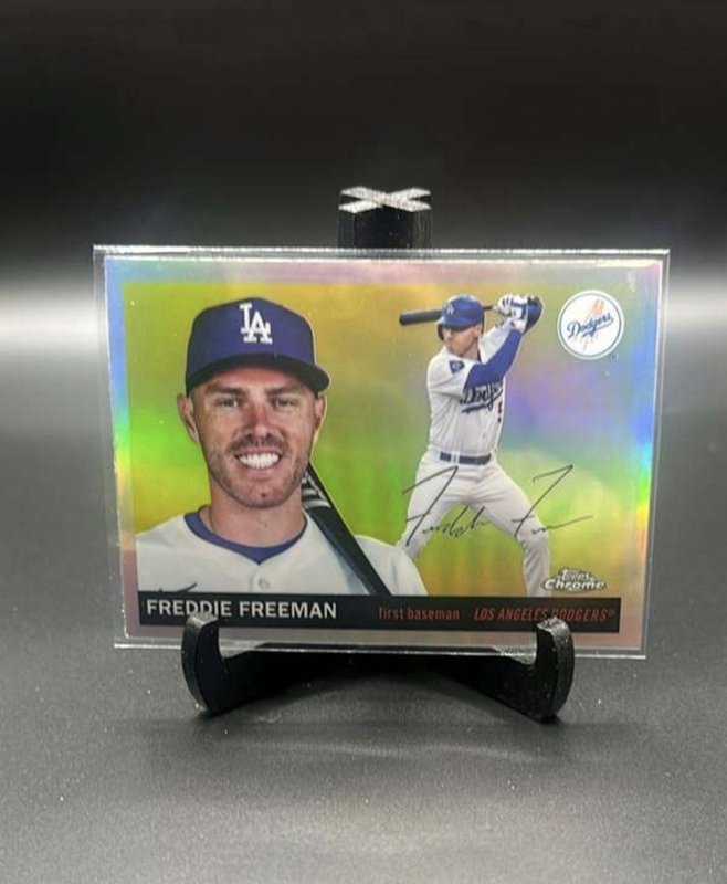 2025 Topps Chrome Platinum Anniversary-Freddie Freeman #79 Refractor