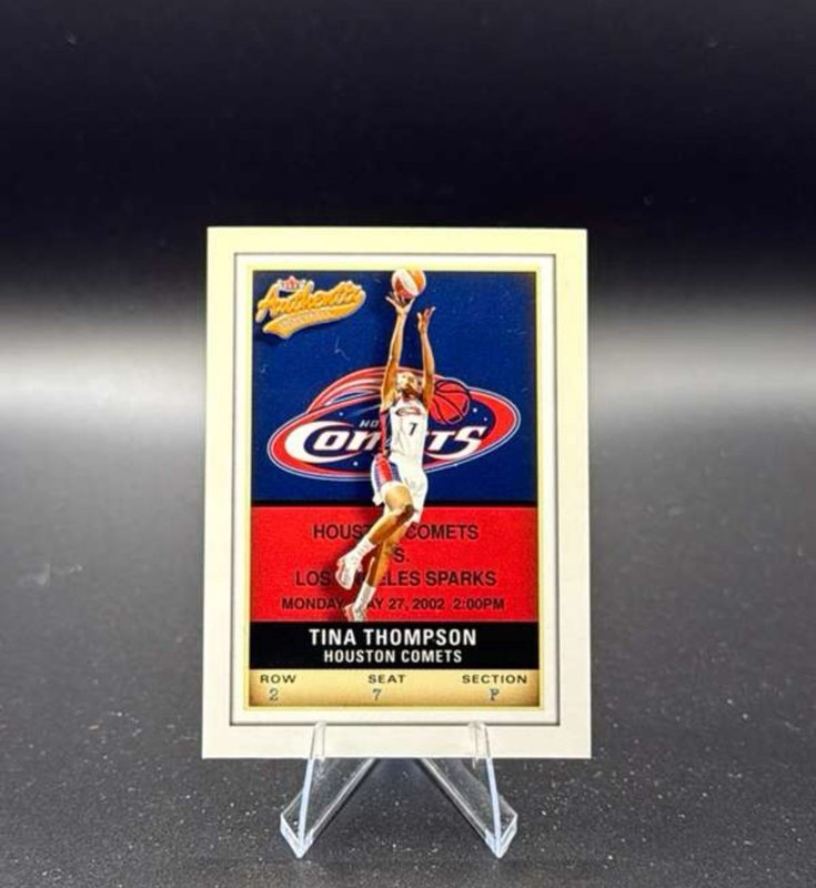 2002 Fleer Authentix WNBA - Tina Thompson #58