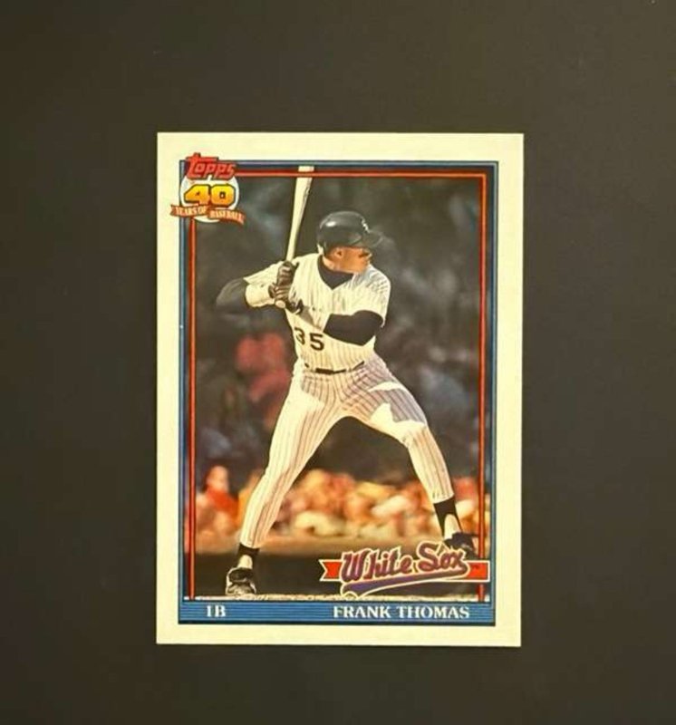 1991 Topps - Frank Thomas #79