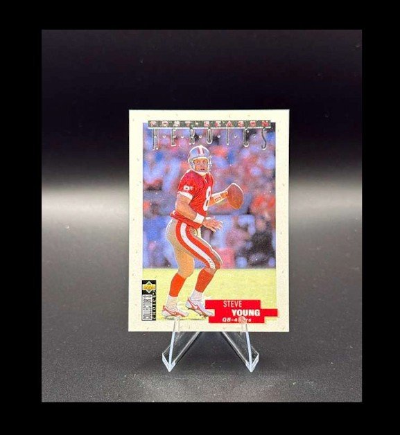 1995 Upper Deck Collector's Choice Update - Post-Season Heroics Steve Young #10