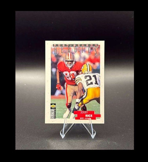 1995 Upper Deck Collector's Choice Update - Post-Season Heroics Jerry Rice #12