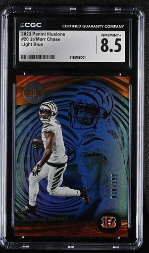 2023 Panini Illusions - Ja'Marr Chase #20 Platinum /49 - CGC 8.5
