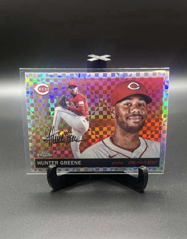 Hunter Greene 2025 Topps Chrome Platinum #71 X-Fractor Cincinnati Reds