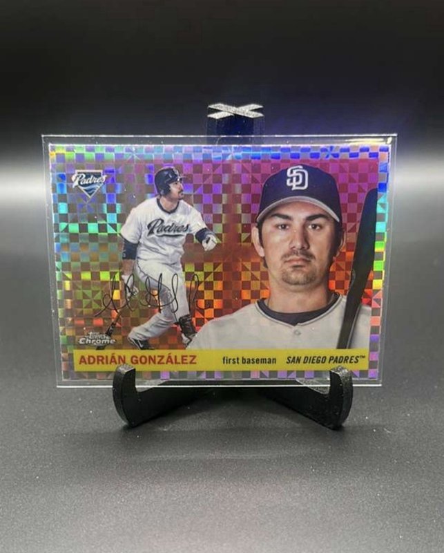 2025 Topps Platinum Adrian Gonzalez X Fractor Padres/dodgers