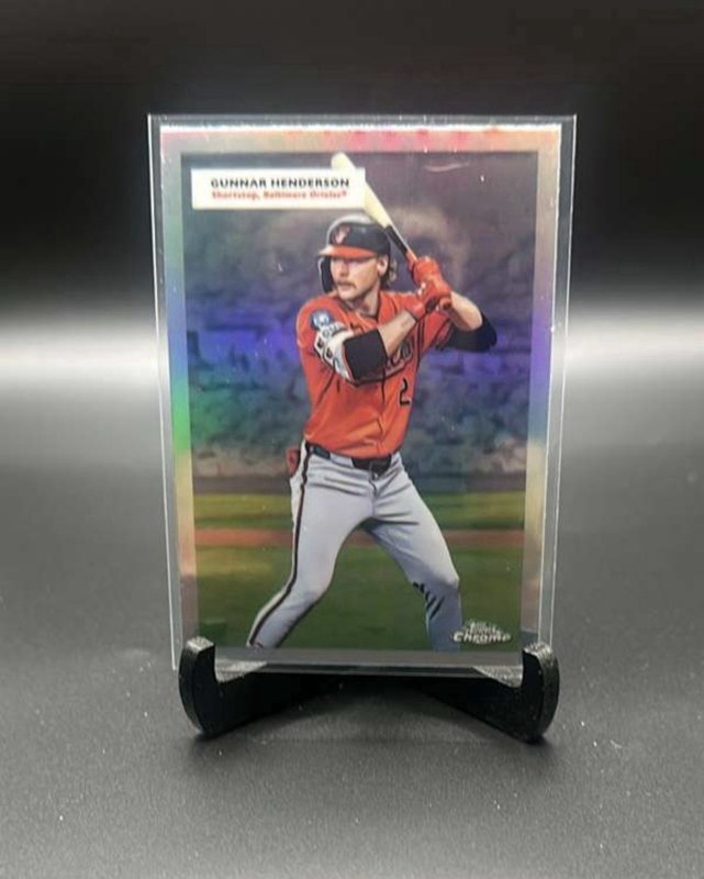 2025 Topps Chrome Platinum Gunnar Henderson/ Cal Ripken Jr 55DH-13