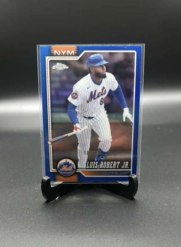 2026 Topps Series 2 Luis Robert Jr. #423 Blue Foil 11/150 - New York Mets