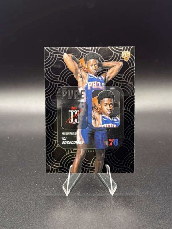 VJ Edgecombe 2025-26 Topps Signature Class Pure Philadelphia 76ers Rookie