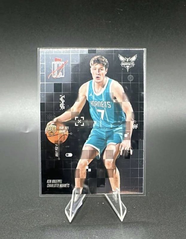 Topps Signature Class 2025 After Image Rookie Kon Knueppel Hornets AF-4