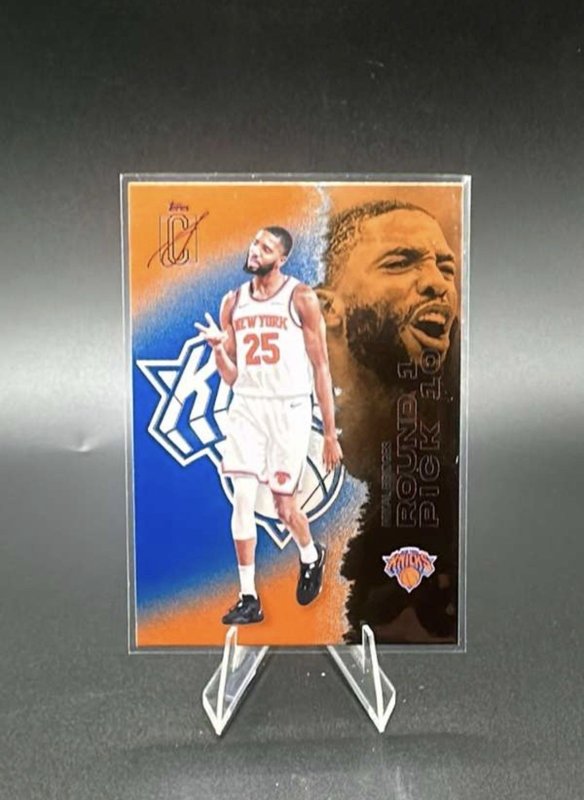 2025-26 Topps Signature Class - Mikal Bridges #84 Blue & Orange