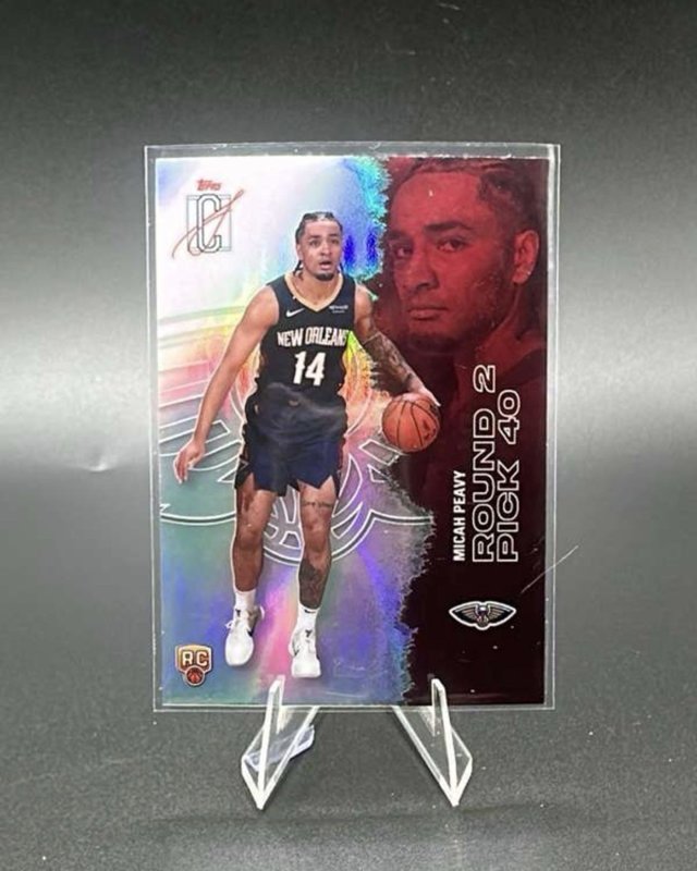 2025-26 Topps Signature Class Micah Peavy Rookie Chrome Refractor Card #134
