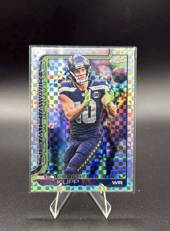 Topps Chrome Cooper Kupp Seattle Seahawks Checkerboard Card #271 2025