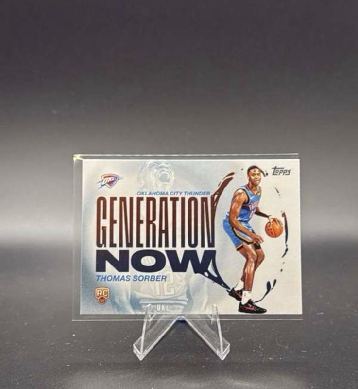 2025-26 Topps - Generation Now Thomas Sorber #GN-15 (RC)
