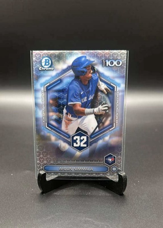 2026 Bowman Arjun Nimmala Bowman Scouts Top 100 BTP-32 Toronto Blue Jays