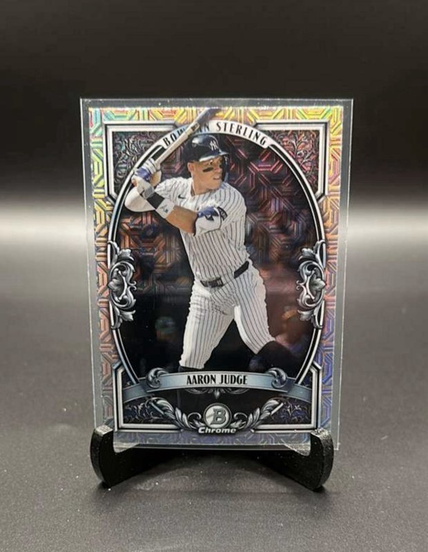 2026 Bowman Chrome Aaron Judge Bowman Sterling Mojo Refractor #BST-4 Yankees