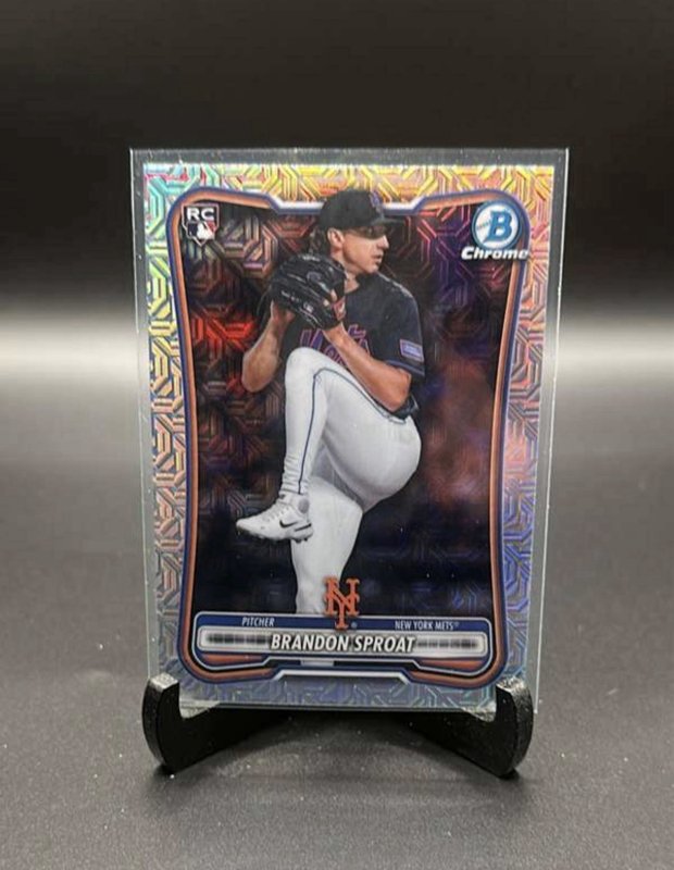 #33 Brandon Sproat 2026 Bowman - Chrome Mojo Refractors